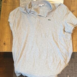 Lacoste Men's Light Gray Polo Shirt